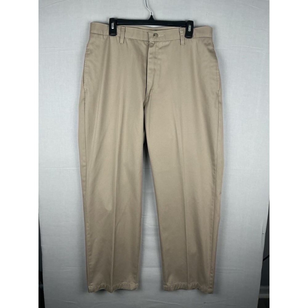 Wrangler Five Star Pants Mens 36x30 Khaki Straight Leg Casual Chino